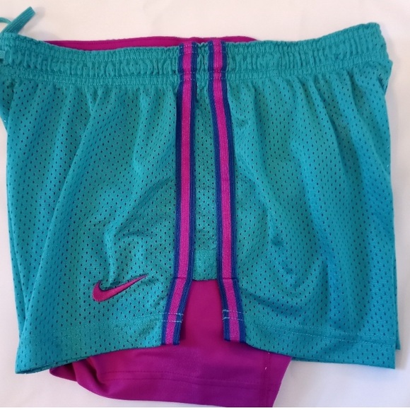 Nike Pro Combat double up 2 in 1 mesh shorts Medium - Picture 4 of 6